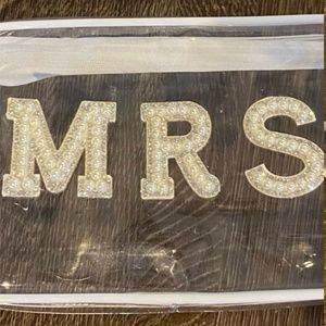 Clear Mrs. Travel Cosmetic Bag